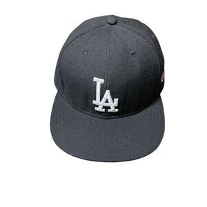 New Era 59Fifty Los Angeles Dodgers White Fitted Hat Size 7 1/4